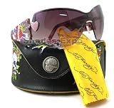 AUTHENTIC ED HARDY SUNGLASSES EHS 023 PINK PINK ZEKE