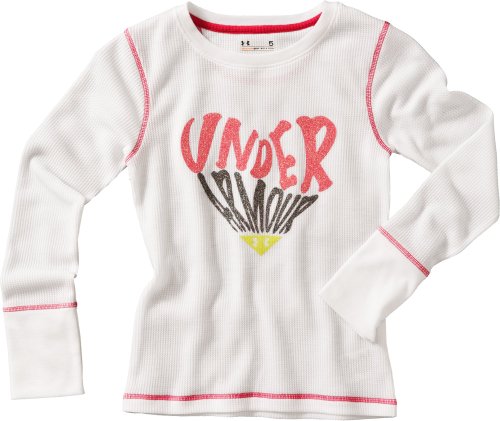 Girls 4-7 Protect This Heart Longsleeve Thermal T-Shirt Tops by Under Armour