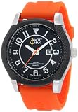 Yacht Man Men039s YM0122OR Marley Textured Round Case with Black Dial Watch on sale