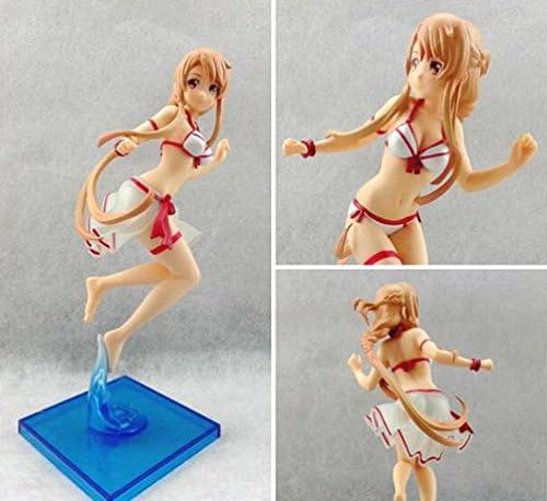 Chara-Ani Sword Art Online SAO ALO UW Yuuki Asuna Figure Asuna Bikini Surfing Version 16CM Lifa PVC Anime Sexy Doll Model Toys