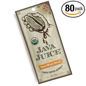 Java Juice ® Liquid Coffee Extract, Swiss Water Decaf, 0.5-Ounce Poly-Lined... by Java Juice