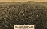 Historic Panoramic Maps of Montana North South Dakota Nebraska Nevada on CD