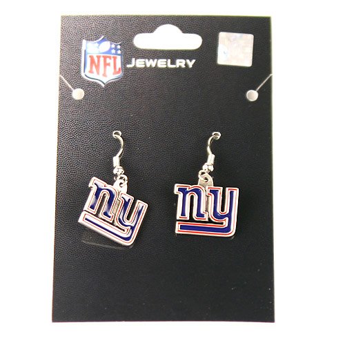 New York Giants Dangle Earrings