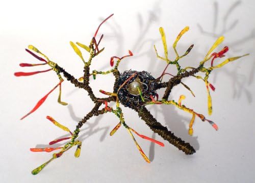 Bird Nest No.8 - Wire Sculpture By Sal Villano