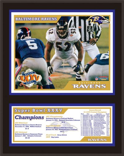 Mounted Memories Baltimore Ravens 12x15 Sublimated Plaque - Super Bowl XXXV