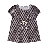 ソレイアード SOULEIADO プティフルール チュニック ブラウン M