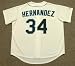 FELIX HERNANDEZ Seattle Mariners Home Baseball Jersey, LARGE