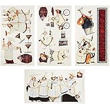 RoomMates RMK1255SCS Chefs Peel & Stick Wall Decals