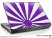 Medium Laptop Skin Rising Sun Japanese Purple
