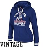 Mitchell & Ness New England Patriots Women's Full Zip Hooded Sweatshirt Small
