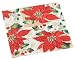 Kitchen & Housewares : Caspari Poinsettia 2 Paper Cocktail Napkin Package, Ivory
