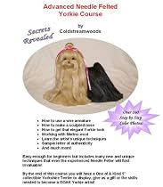 Advanced Needle Felted Yorkie Course: Artists Needle Felting Secrets Revealed