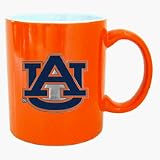Auburn Tigers Orange and White 2-Tone Coffee Mug (Set of 4)