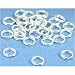 30 Split Rings Sterling Silver Charm Bead Parts 6mm