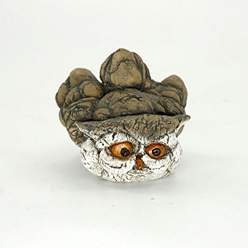 Owl on Fligth Collectible Figurine Garden Sculpture Wildlife Animal Gift