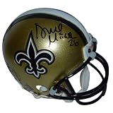 Deuce McAllister Autographed New Orleans Saints Mini Helmet