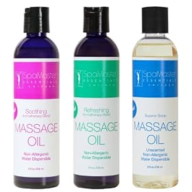 Master Massage 3-Pack Aromatherapy Oil