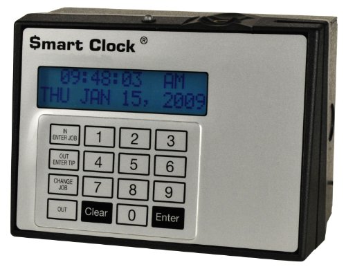 Smart Clock 50273 225C Time And Attendance Terminal Fingerprint Magnetic Stripe Reader