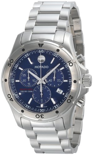 Movado Men s 2600085 Series 800 Sub-Sea Performance Stainless Steel Blue Dial Bracelet Watch