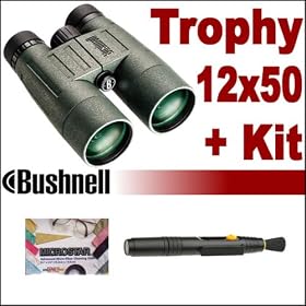 Bushnell 12x50 Trophy Waterproof Fogproof Armored Indoor Outdoor Hunting Spotting... by Bushnell