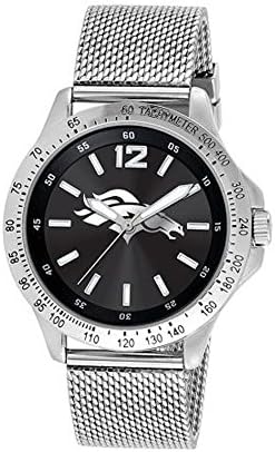 Fan Watches Denver Broncos Team Logo NFL Football Sports Fan Cage Watch