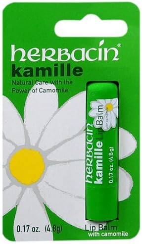New - Herbacin Kamille Lip Balm - Counter Display - .17 oz - 1 Case