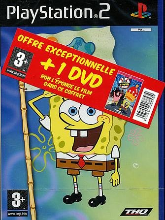 Childrens Toyshop   : Coffret Bob l'Eponge Bikini Bottom + Bob Le Film (DVD)