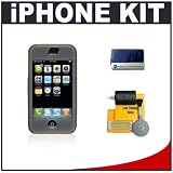 CTA Skin Case (Black) + Accessory Kit for Apple iPhone