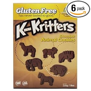 Kinnikinnick Cookie - Chocolate Animal Gluten Free, 8-Ounce (Pack of 6)
