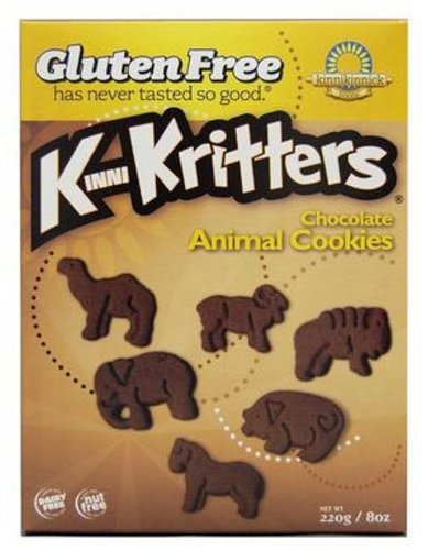 Kinnikinnick Cookie - Chocolate Animal Gluten Free, 8-Ounce (Pack of 6)
