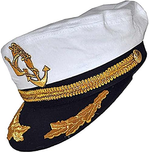Sea Ship Captain Cap - One Size