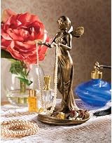Cast Iron Antique Replica Fairy Jewelry Holder Accessory Valet
