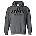 zerogravitee ARMY Retired BLACK logo Hooded Sweatshirt
