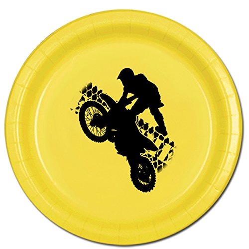 EXTREME MOTO CROSS DINNER PLATE (8/PKG)
