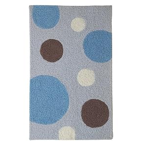 Tiddliwinks Bath Rug  Mod Blue 