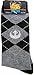 Hyp Star Wars Rebel Logo Argyle Top Half Men's Crew Socks Shoe Size 6-12