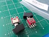 ロッカースイッチ 基板取付＜2双　ON-ON　中央で止まらない　バネなし＞2個入＜1sw-428＞