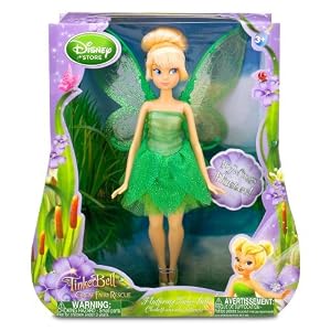 Fluttering Disney Fairies Tinker Bell Doll -- 10''