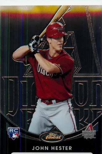 2010 Topps Finest Baseball Card #138 John Hester Arizona Diamondbacks Rookie Card - Mint Condition - Shipped in Protective ScrewDown Display Case!
