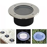 Frostfire Large Deck, Path and Garden Solar Light (12 cm wide)