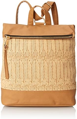 POVERTY FLATS by rian Woven Backpack, Natural, One Size