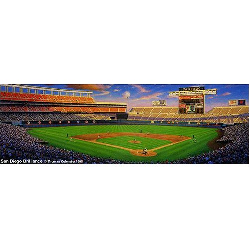 Good Sports Art San Diego Padres San Diego Brilliance Limited Edition Artist Signed and Numbered Lithograph