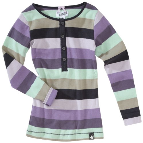 Phister & Philina M&auml;dchen Langarmshirt P-8074, Gr. 122 (7), Grau (Shark) Preisvergleich