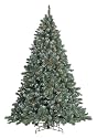 GKI/Bethlehem Lighting Pre-Lit 7-1/2 Foot Glacier Christmas Tree with Pinecones with 700 frosted