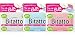 【Amazon.co.jp限定】 ビタット Bitatto 3色セット ピンク・ホワイト・ブルー