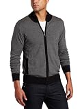 Kenneth Cole Men's Striped Zipfront Sweater