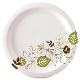 Dixie UX9WSPK, Pathways Table Ware Plates, Heavy Weight, 8-1 2, 125 PK, Pathways White by