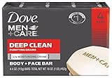 UPC 011111012189 product image for Dove Men +Care Body & Face Bar, Deep Clean, 4 bars for a total of 17 ounces | upcitemdb.com