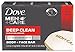 Dove Men+Care Body and Face Bar, Deep Clean 4 oz, 4 Bar