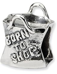 Sterling Silver Reflections Born To Shop Bead